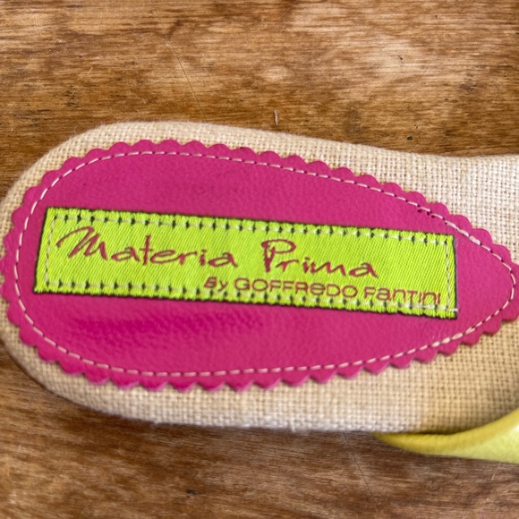 MATERIA PRIMA Goffredo Fanttini Designer Flip Flop Sandals Leather 38.5 Italy!! - Picture 4 of 12